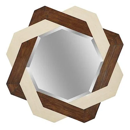 Bamboo And Stone Accent Mirror